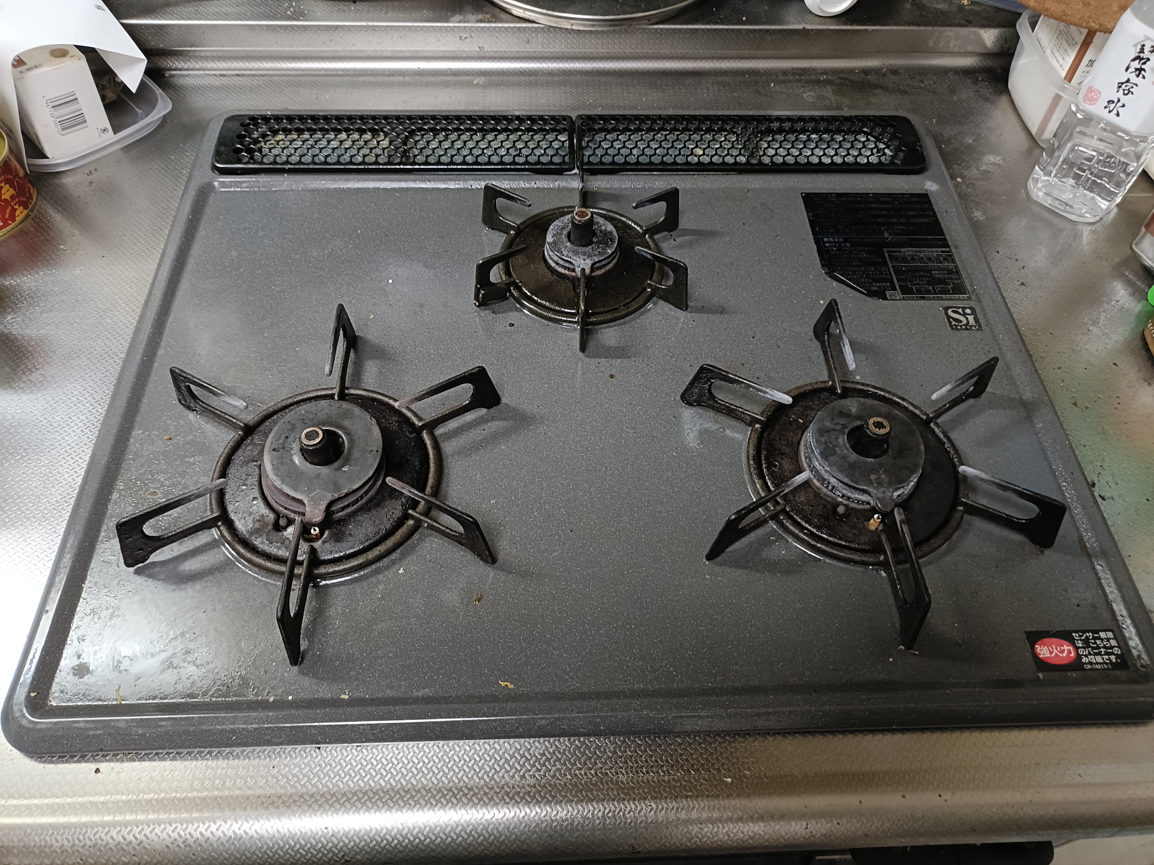 
不明 不明からリンナイRS31M5H2SABWへコンロ交換の施工事例工事前写真施工前
